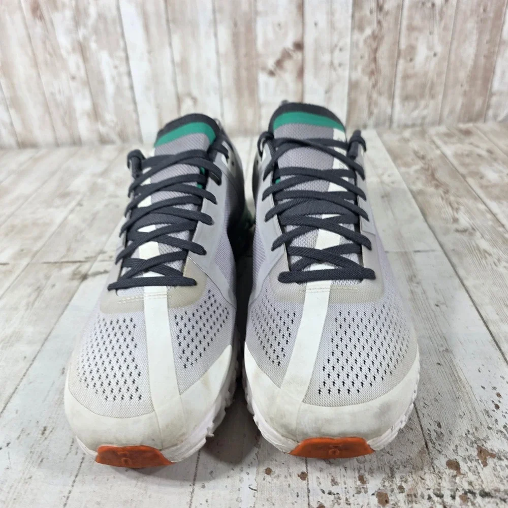 On Running Cloudflow Womens 10 Grey Mint Green Running Shoes 35.98208